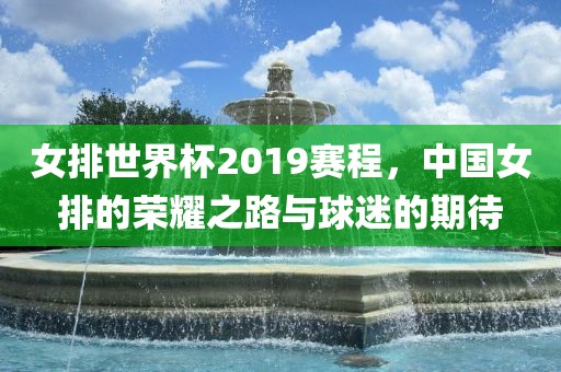 女排世界杯2019赛程，中国女排的荣耀之路与球迷的期待漯河市盈旭机械设备有限公司