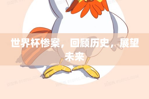 世界杯惨案，回顾历史，展望未来