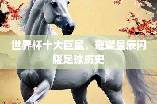 世界杯十大巨星，璀璨星辰闪耀足球历史漯河市盈旭机械设备有限公司