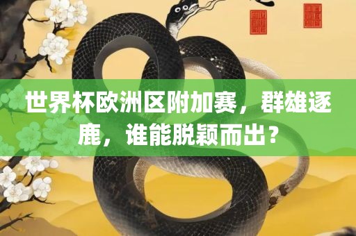 世界杯欧洲区附加赛，群雄逐鹿，谁能脱颖而出？