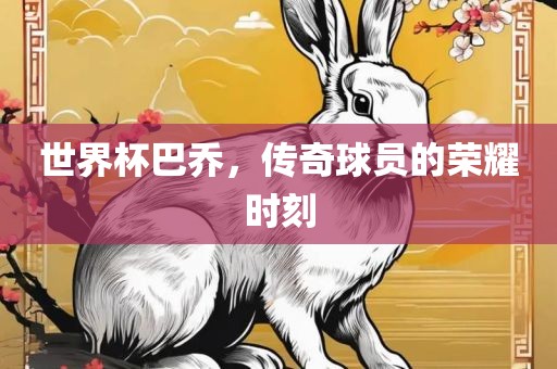 世界杯巴乔，传奇球员的荣耀时刻