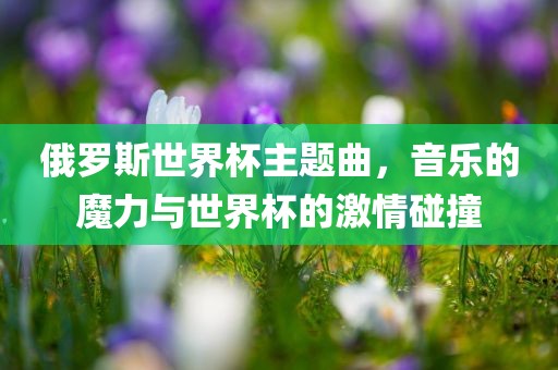 俄罗斯世界杯主题曲，音乐的魔力与世界杯的激情碰撞
