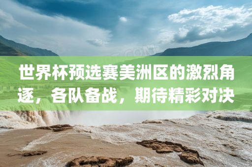 世界杯预选赛美洲区的激烈角逐，各队备战，期待精彩对决漯河市盈旭机械设备有限公司