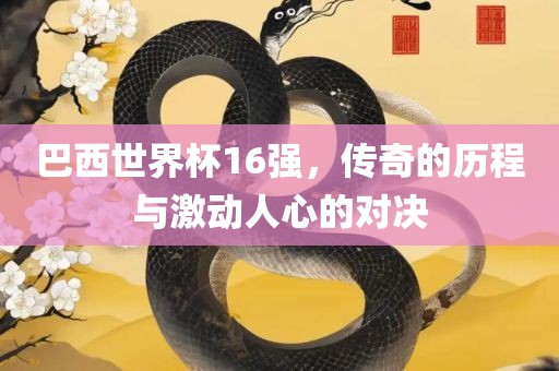 巴西世界杯16强，传奇的历程与激动人心的对决漯河市盈旭机械设备有限公司