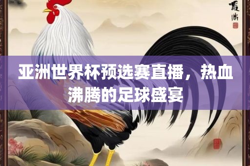 亚洲世界杯预选赛直播，热血沸腾的足球盛宴