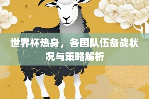 世界杯热身，各国队伍备战状况与策略解析漯河市盈旭机械设备有限公司