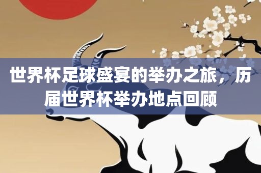 世界杯足球盛宴的举办之旅，历届世界杯举办地点回顾漯河市盈旭机械设备有限公司
