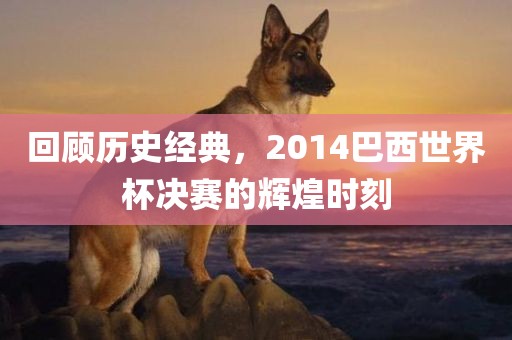 回顾历史经典，2014巴西世界杯决赛的辉煌时刻