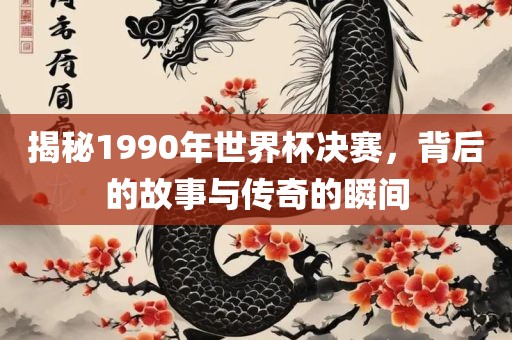 揭秘1990年世界杯决赛，背后的故事与传奇的瞬间漯河市盈旭机械设备有限公司