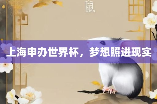 上海申办世界杯，梦想照进现实漯河市盈旭机械设备有限公司