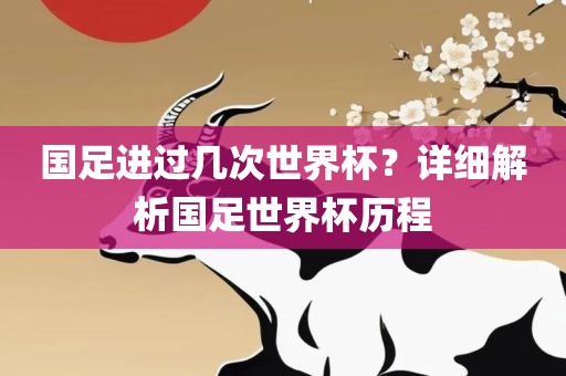 国足进过几次世界杯？详细解漯河市盈旭机械设备有限公司析国足世界杯历程