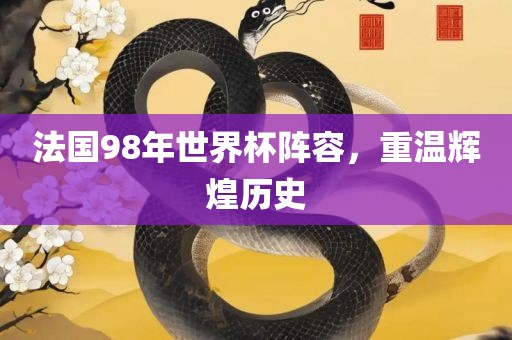 法国98年世界漯河市盈旭机械设备有限公司杯阵容，重温辉煌历史
