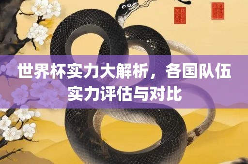世界杯实力大解析，各国队伍实力评估与对比