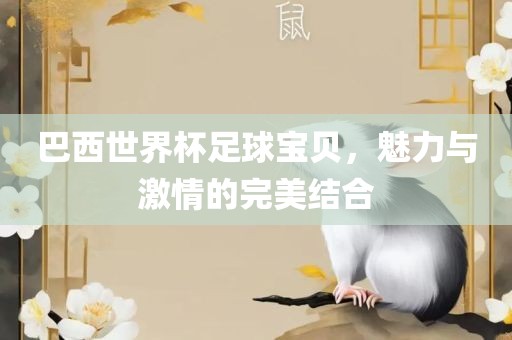 巴西世界杯足球宝贝，魅力与激情的完美结合
