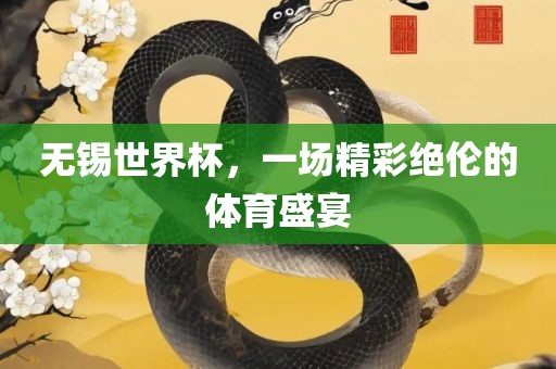 无锡世界杯，一场精彩绝伦的体育盛宴