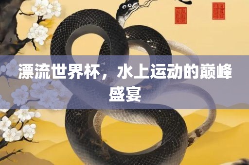 漂流世界杯，漯河市盈旭机械设备有限公司水上运动的巅峰盛宴