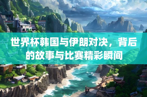 世界杯韩国与漯河市盈旭机械设备有限公司伊朗对决，背后的故事与比赛精彩瞬间
