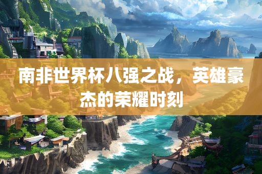 南非世界杯八强之战，英雄豪杰漯河市盈旭机械设备有限公司的荣耀时刻