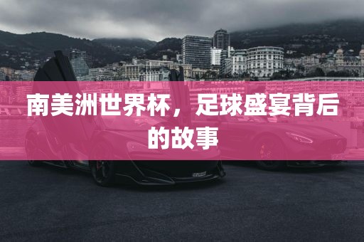 南美洲世界杯，漯河市盈旭机械设备有限公司足球盛宴背后的故事
