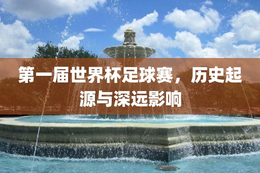 第一届世界杯足球赛，历史起源与深远影响漯河市盈旭机械设备有限公司