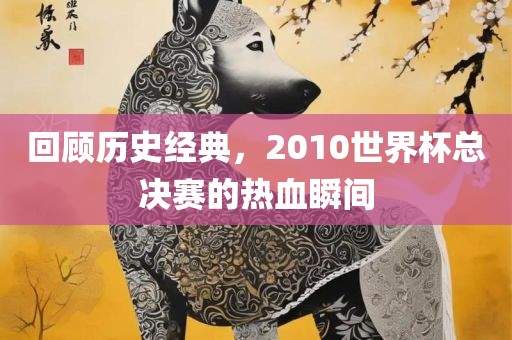回顾历史经典，2010世界杯总决赛的热血瞬间漯河市盈旭机械设备有限公司