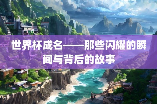 世界杯成名——那些闪耀的瞬间与背后的故事漯河市盈旭机械设备有限公司