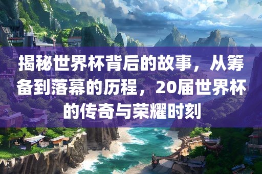 揭秘世界杯背后的故事，从筹备到落幕的历程，20届世界杯的传奇与荣耀时刻漯河市盈旭机械设备有限公司