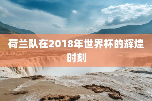 荷兰队在2018年世界杯的辉煌时刻漯河市盈旭机械设备有限公司