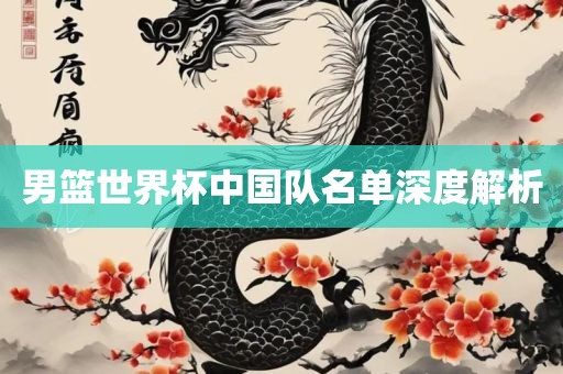 男篮世界杯中国队名单深度解析漯河市盈旭机械设备有限公司