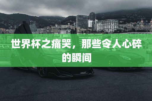 世界杯之痛哭，那些令人心碎的瞬间漯河市盈旭机械设备有限公司