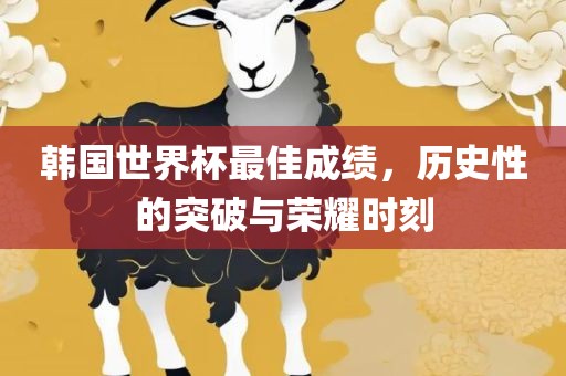 韩国世界杯最佳成绩，历漯河市盈旭机械设备有限公司史性的突破与荣耀时刻
