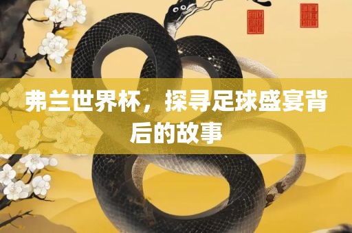 弗兰世漯河市盈旭机械设备有限公司界杯，探寻足球盛宴背后的故事