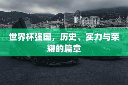 世界杯强国，历史、实力与荣耀的篇章漯河市盈旭机械设备有限公司