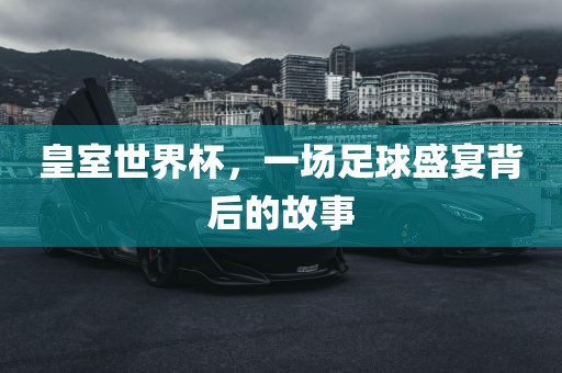 皇室世界杯，一场足球盛宴背后的故事漯河市盈旭机械设备有限公司