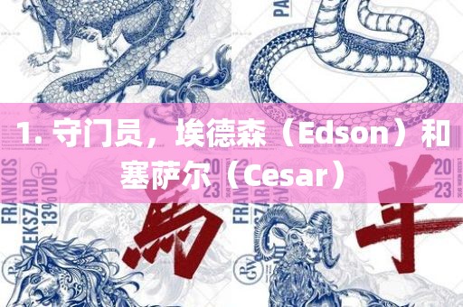 1. 守门员，埃德森（Edson）和塞萨尔（Cesar）漯河市盈旭机械设备有限公司