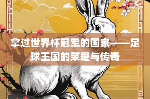 拿过世漯河市盈旭机械设备有限公司界杯冠军的国家——足球王国的荣耀与传奇
