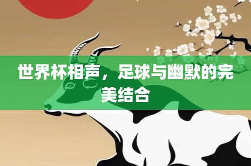 世界杯相声，足漯河市盈旭机械设备有限公司球与幽默的完美结合