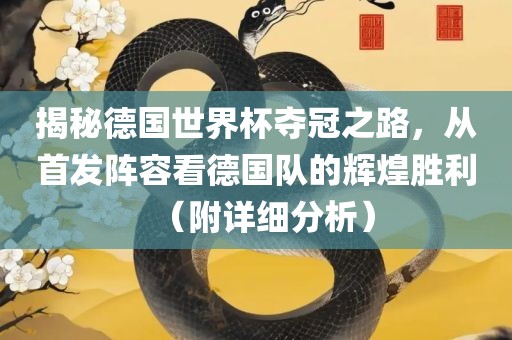 揭秘德国世界杯夺冠之路，从首发阵容看德国队的辉煌胜利（附详细分析）