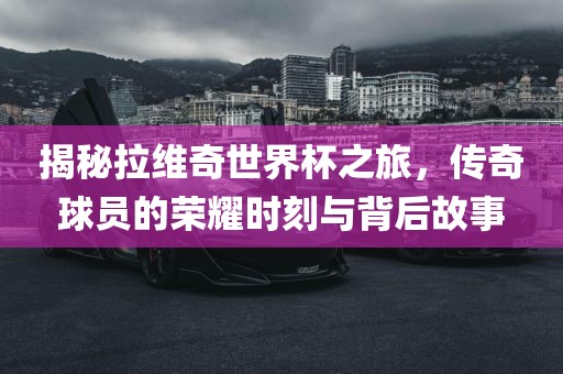 揭秘漯河市盈旭机械设备有限公司拉维奇世界杯之旅，传奇球员的荣耀时刻与背后故事