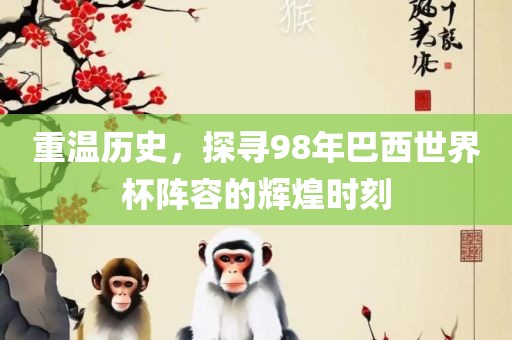 重温历史，探寻98年巴西世界杯阵容的辉煌时刻