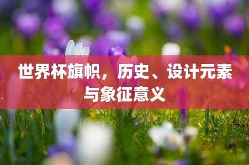 世界杯旗帜，历史、设计元素与象征意义漯河市盈旭机械设备有限公司