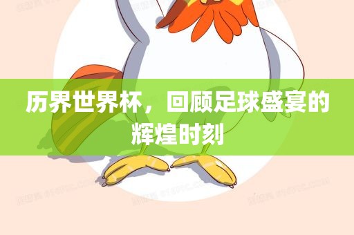 历界世界杯漯河市盈旭机械设备有限公司，回顾足球盛宴的辉煌时刻