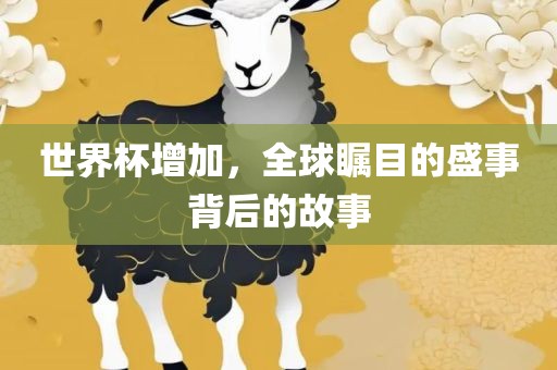 世界杯增加，全球瞩目的盛事背后的故事漯河市盈旭机械设备有限公司