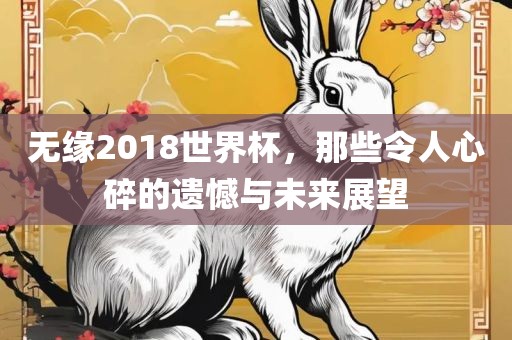 无缘2018世界杯，那些令人心碎的遗憾与未来展望