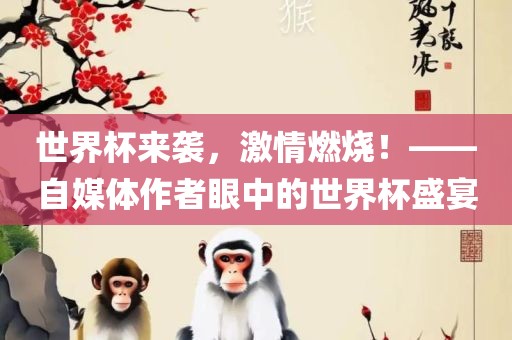 世界杯来袭，激情燃烧！——自媒体作者眼中的世界杯盛宴