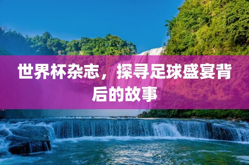 世界杯杂志，探寻足球盛宴背后的故事
