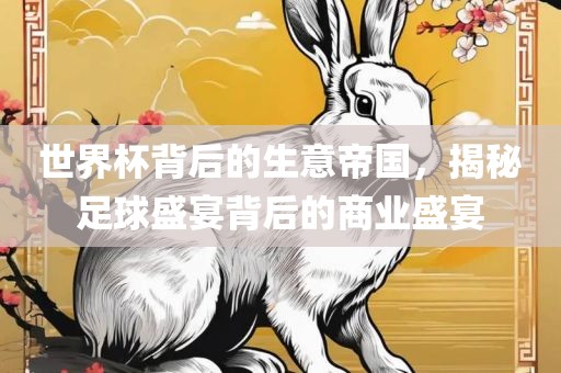 世界杯背后的生意帝国，揭秘足球盛宴背后的商业盛宴