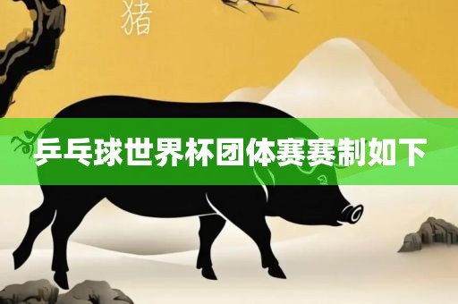 乒乓球世界杯团体赛赛制如下漯河市盈旭机械设备有限公司