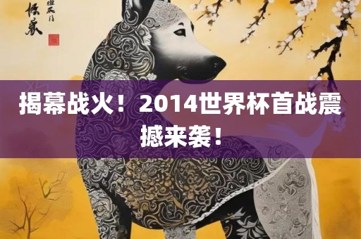揭幕战火！2014世界杯首战震撼来袭！