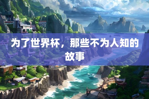 为了世界杯，那些不为人知的故漯河市盈旭机械设备有限公司事